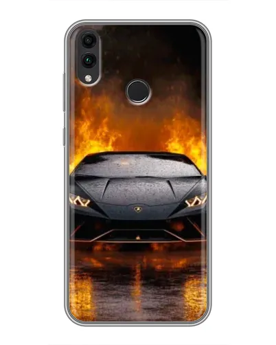 Чохол для Huawei Honor 8C з картинкою «Lamborghini у вогні» Чохол для Huawei Honor 8C з картинкою «Lamborghini у вогні»