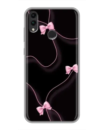 Чехол для Huawei Honor 8C с картинкой «Розовые ленты»