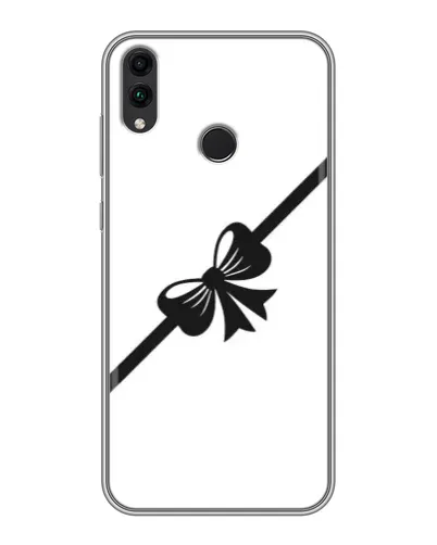 Чехол для Huawei Honor 8C с картинкой «Диагональный бант»
