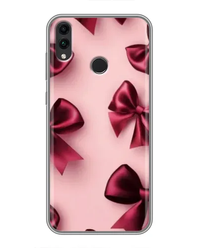 Чехол для Huawei Honor 8C с картинкой «Бордовый атлас»