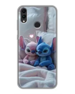 Чохол для Huawei Honor 8C з картинкою «Плюшеві Стіч Ангел»