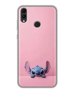 Чохол для Huawei Honor 8C з картинкою «Stitch визирає»