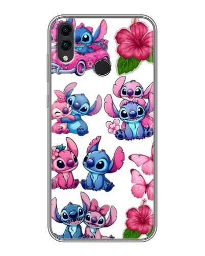 Чохол для Huawei Honor 8C з картинкою «Стікери Stitch та Angel» Чохол для Huawei Honor 8C з картинкою «Стікери Stitch та Angel»