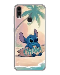 Чохол для Huawei Honor 8C з картинкою «Стіч на серфі»