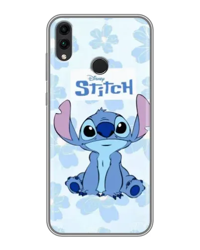 Чохол для Huawei Honor 8C з картинкою «Stitch серед квітів» Чохол для Huawei Honor 8C з картинкою «Stitch серед квітів»