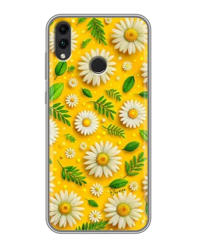 Чохол для Huawei Honor 8C з картинкою «Ромашкове сонце» Чохол для Huawei Honor 8C з картинкою «Ромашкове сонце»