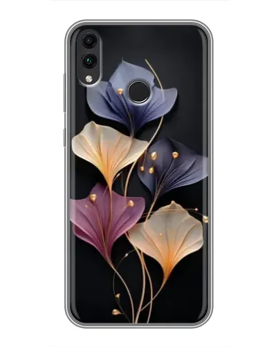 Чохол для Huawei Honor 8C з картинкою «Лілові квіти грації» Чохол для Huawei Honor 8C з картинкою «Лілові квіти грації»