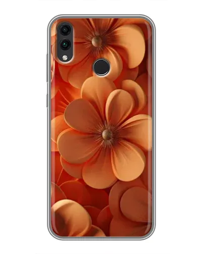 Чохол для Huawei Honor 8C з картинкою «Помаранчева макро квітка» Чохол для Huawei Honor 8C з картинкою «Помаранчева макро квітка»