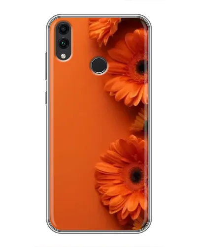 Чохол для Huawei Honor 8C з картинкою «Помаранчеві гербери» Чохол для Huawei Honor 8C з картинкою «Помаранчеві гербери»