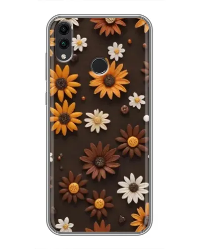 Чохол для Huawei Honor 8C з картинкою «Візерунок з маленьких соняшників» Чохол для Huawei Honor 8C з картинкою «Візерунок з маленьких соняшників»