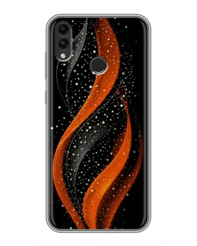 Чехол для Huawei Honor 8C с картинкой «Огненная звездная волна»