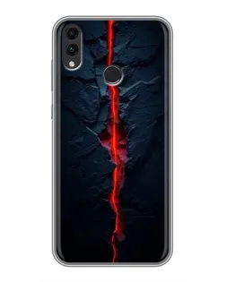 Чехол для Huawei Honor 8C с картинкой «Kрасная лавовая трещина» Чехол для Huawei Honor 8C с картинкой «Kрасная лавовая трещина»