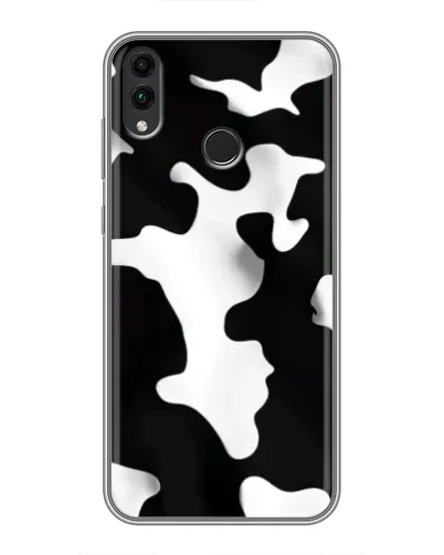 Чехол для Huawei Honor 8C с картинкой «Черно-белое пятно»
