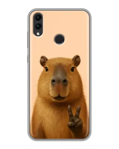 Чохол для Huawei Honor 8C з картинкою «Капібара вікторія» Чохол для Huawei Honor 8C з картинкою «Капібара вікторія»