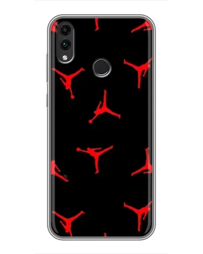 Чохол для Huawei Honor 8X Max з картинкою «Jordan Red Pattern»