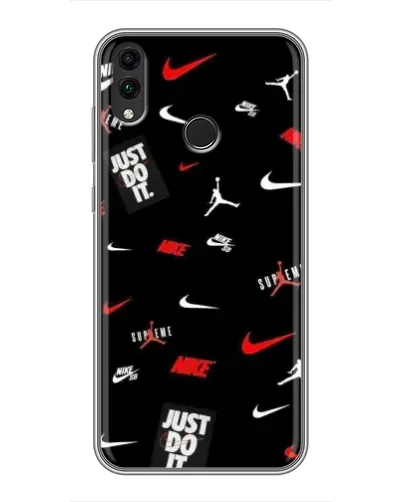 Чохол для Huawei Honor 8X Max з картинкою «Nike Mix Pattern»