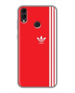 Чохол для Huawei Honor 8X Max з картинкою «Червоний мінімалізм Adidas»
