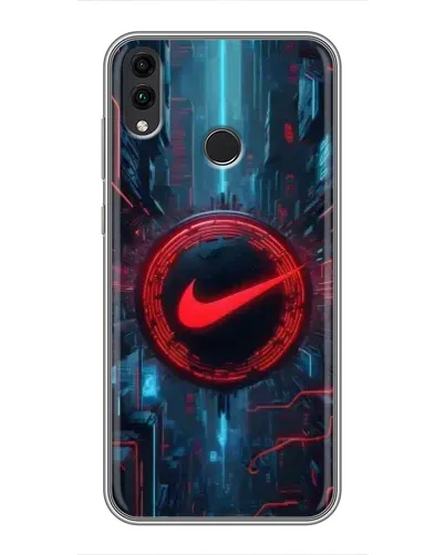 Чохол для Huawei Honor 8X Max з картинкою «Техногенний стиль Nike»