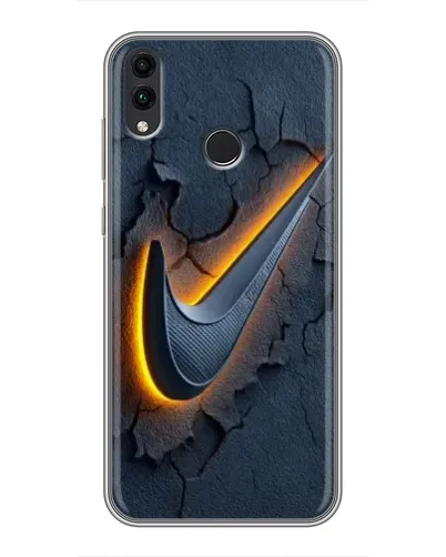 Чохол для Huawei Honor 8X Max з картинкою «Об'ємний логотип Найк»