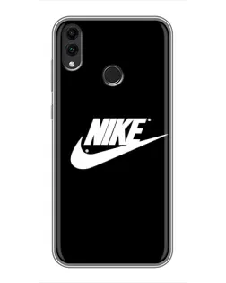 Чохол для Huawei Honor 8X Max з картинкою «Мазки фарби Nike»