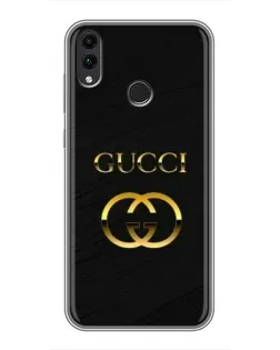 Чохол для Huawei Honor 8X Max з картинкою «Золотий логотип Gucci»