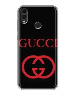 Чохол для Huawei Honor 8X Max з картинкою «Gucci — червоний логотип»