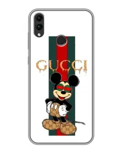 Чохол для Huawei Honor 8X Max з картинкою «Міккі Маус Gucci — смуги»