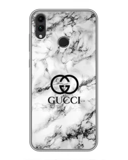 Чохол для Huawei Honor 8X Max з картинкою «Gucci — мармуровий шик»