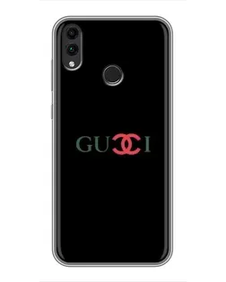 Чохол для Huawei Honor 8X Max з картинкою «Gucci — червоний градієнт»