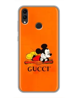 Чохол для Huawei Honor 8X Max з картинкою «Міккі Маус Gucci — помаранч»