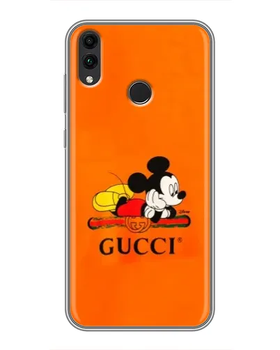 Чехол для Huawei Honor 8X Max с картинкой «Микки Маус Gucci — оранж» Чехол для Huawei Honor 8X Max с картинкой «Микки Маус Gucci — оранж»