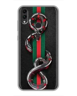 Чохол для Huawei Honor 8X Max з картинкою «Gucci — змія на смузі»