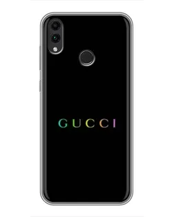 Чохол для Huawei Honor 8X Max з картинкою «Gucci — неоновий мінімалізм»