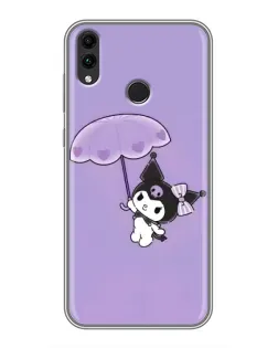 Чохол для Huawei Honor 8X Max з картинкою «Kuromi з парасолькою»