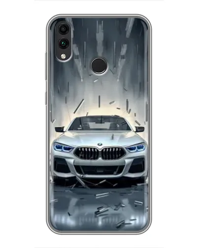 Чохол для Huawei Honor 8X Max з картинкою «BMW у світлі фар»