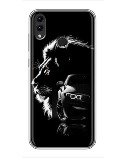 Чохол для Huawei Honor 8X Max з картинкою «BMW та лев»