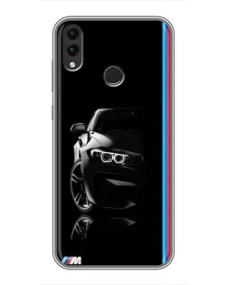 Чохол для Huawei Honor 8X Max з картинкою «Силует BMW в темряві»