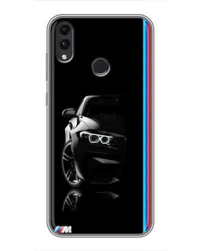 Чохол для Huawei Honor 8X Max з картинкою «Силует BMW в темряві»