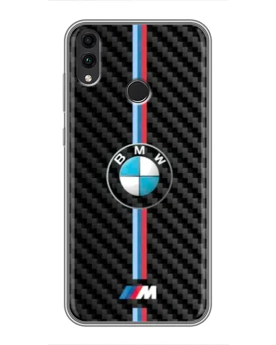 Чохол для Huawei Honor 8X Max з картинкою «Емблема BMW та карбон»
