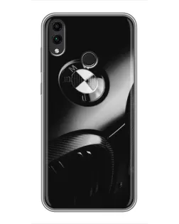 Чохол для Huawei Honor 8X Max з картинкою «Емблема BMW — макро»