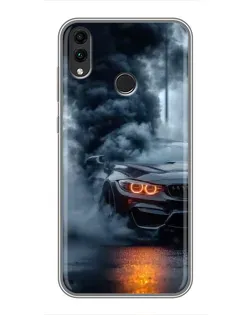 Чохол для Huawei Honor 8X Max з картинкою «BMW M-Power — абстракція»