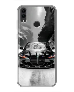 Чохол для Huawei Honor 8X Max з картинкою «BMW — акварельний дрифт»