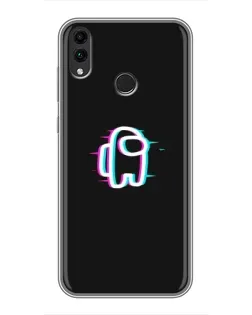 Чохол для Huawei Honor 8X Max з картинкою «Among Us неон»