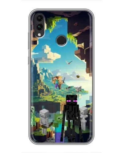 Чохол для Huawei Honor 8X Max з картинкою «Ендермен у лісі» Чохол для Huawei Honor 8X Max з картинкою «Ендермен у лісі»