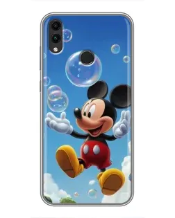 Чехол для Huawei Honor 8X Max с картинкой «Mickey и мыльные пузыри»
