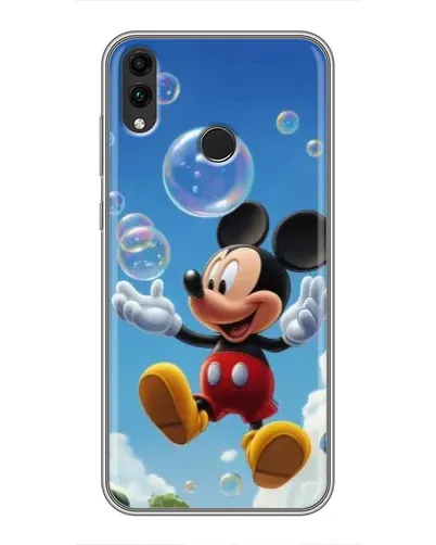 Чехол для Huawei Honor 8X Max с картинкой «Mickey и мыльные пузыри»