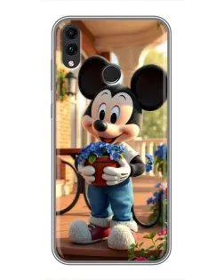 Чехол для Huawei Honor 8X Max с картинкой «Микки садовод»