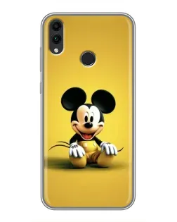 Чехол для Huawei Honor 8X Max с картинкой «Микки на желтом»