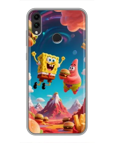 Чехол для Huawei Honor 8X Max с картинкой «Космический фастфуд» Чехол для Huawei Honor 8X Max с картинкой «Космический фастфуд»