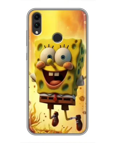 Чехол для Huawei Honor 8X Max с картинкой «Губка Боб прыгает» Чехол для Huawei Honor 8X Max с картинкой «Губка Боб прыгает»